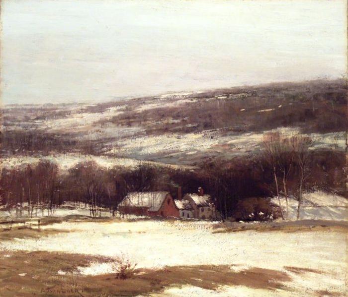 Alexander Theobald Van Laer Winter Landscape